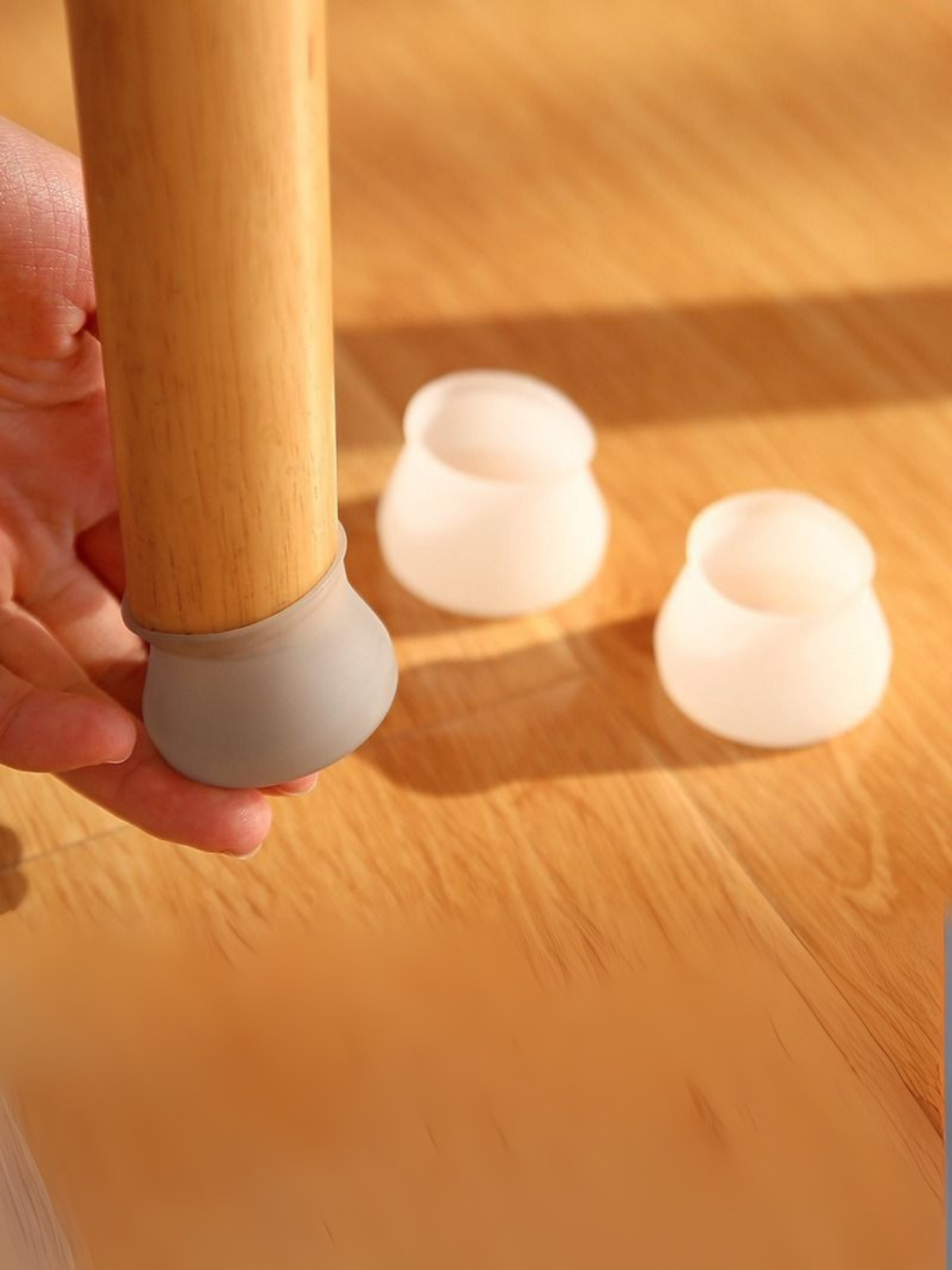 Anında Kapımda | 12’li Kaydırmaz Çizdirmez A Kalite Mobilya Sandalye Masa Zemin Silikon Koruyucu Pabuç Ayak Kılıf