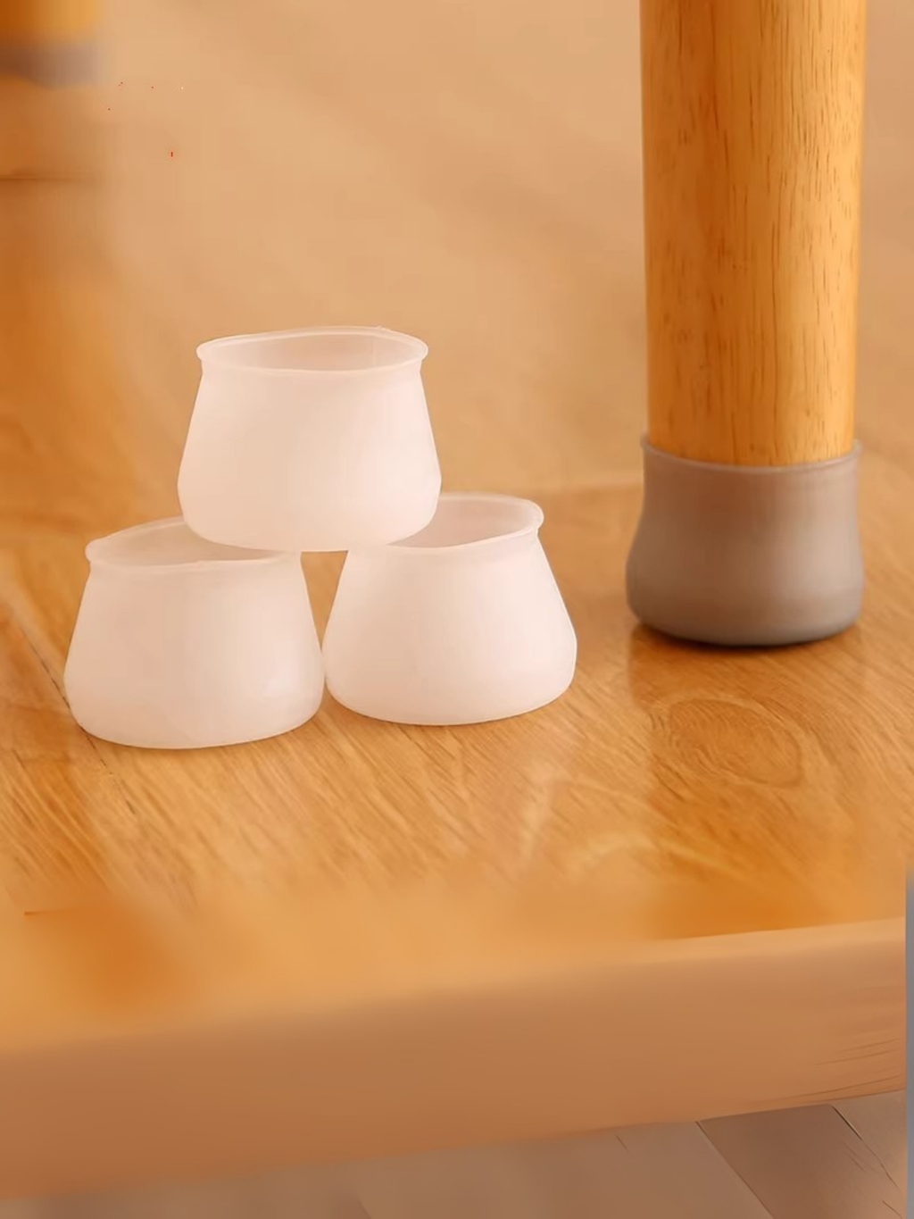 Anında Kapımda | 12’li Kaydırmaz Çizdirmez A Kalite Mobilya Sandalye Masa Zemin Silikon Koruyucu Pabuç Ayak Kılıf