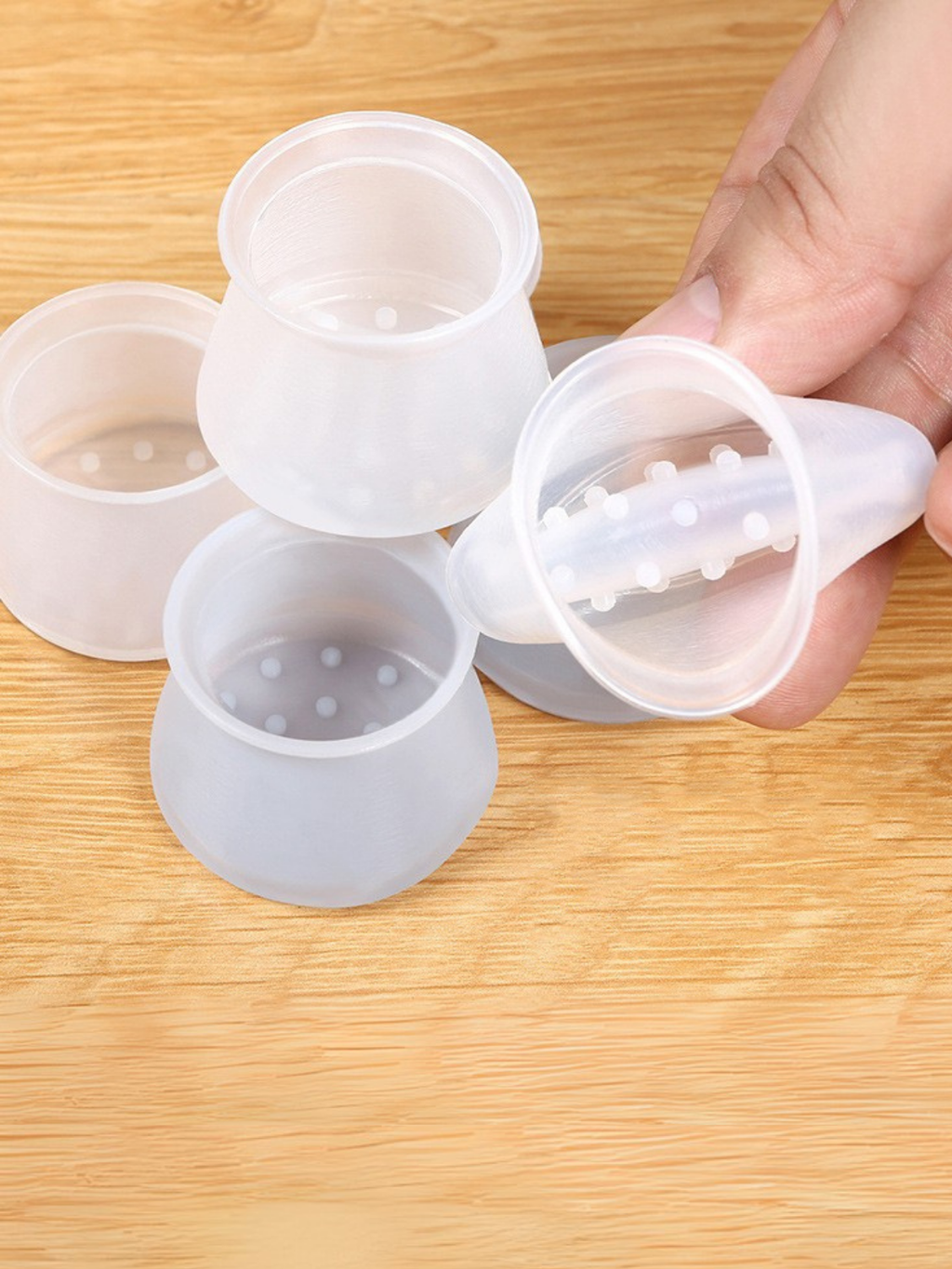 Anında Kapımda | 12’li Kaydırmaz Çizdirmez A Kalite Mobilya Sandalye Masa Zemin Silikon Koruyucu Pabuç Ayak Kılıf