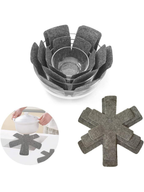 Anında Kapımda | 12’li Kalın Çizdirmez Tencere, Tava ve Borcam Koruyucu Elyaf Keçe 30x30