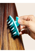 Anında Kapımda | Silikon Dişli Şampuan Tarağı Saç Derisine Masaj Yapan Duş Fırçası