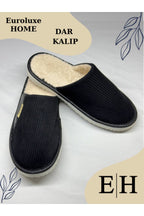 Anında Kapımda | Unisex Kadife Deri Detaylı EVA Taban Ev Terliği – Rahat, Hafif ve Şık Tasarım