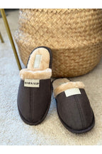 Anında Kapımda | Kadın Erkek Ev Terliği – İçi Kürklü Çeyiz ve Kışlık Terlik (Dar Kalıp, Ses Yapmaz, Hafif Taban)