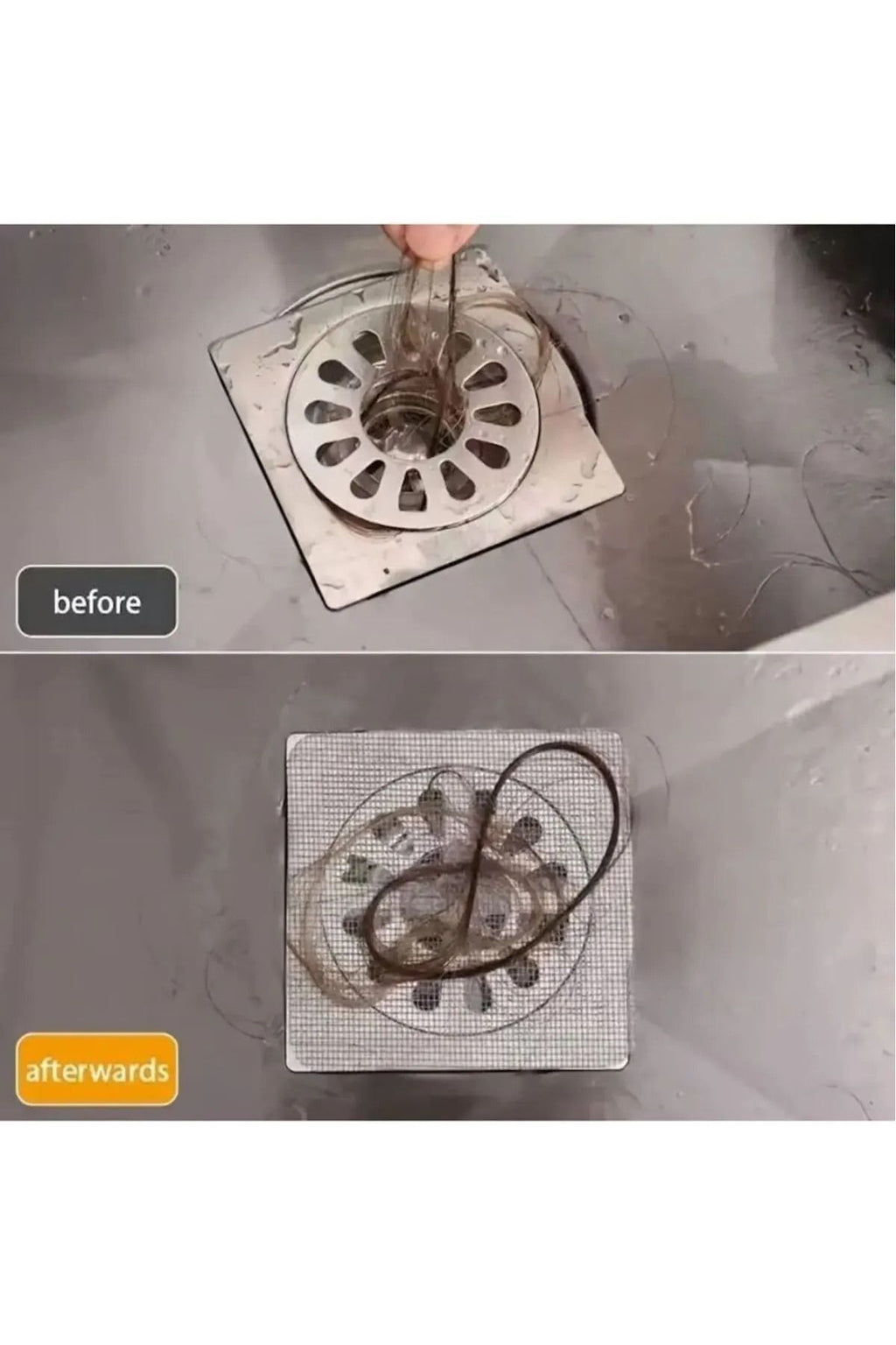 Anında Kapımda | 10’lu Kendinden Yapışkanlı Gider Kapatıcı & Pislik Tutucu Çelik Bant