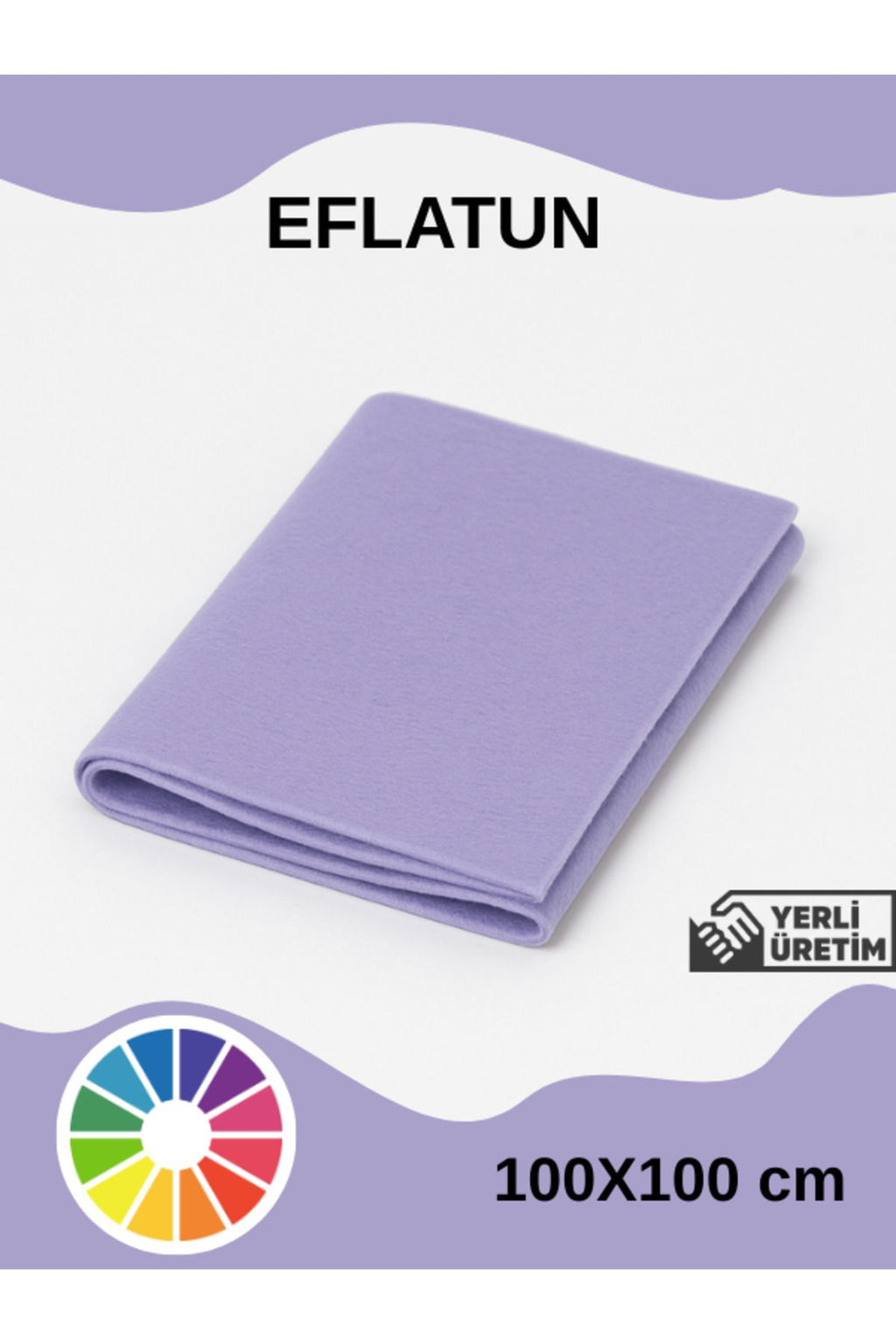 Anında Kapımda | Metrelik İnce Keçe Kumaş 1 mm – 100x100 cm Renkli El İşi, Hobi, Aktivite, Parti ve Dekoratif Keçe Kumaşı