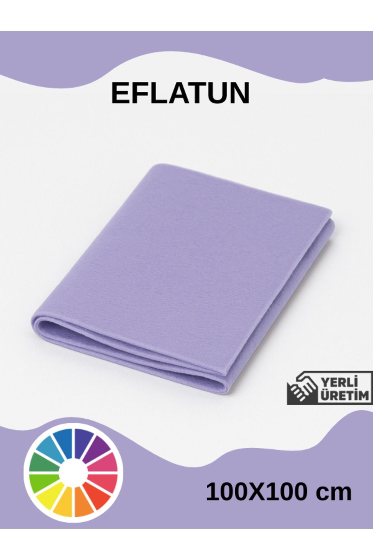 Anında Kapımda | Metrelik İnce Keçe Kumaş 1 mm – 100x100 cm Renkli El İşi, Hobi, Aktivite, Parti ve Dekoratif Keçe Kumaşı