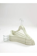 Anında Kapımda | 6 Adet Lüks Ahşap Görünümlü Plastik Elbise Askısı – Kıyafet Düzenleyici Askılık