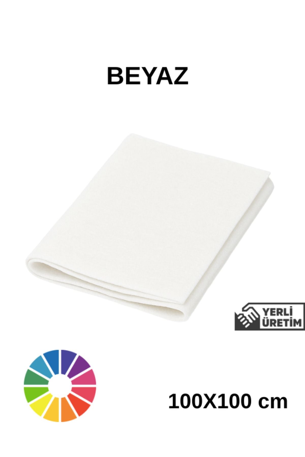 Anında Kapımda | Metrelik İnce Keçe Kumaş 1 mm – 100x100 cm Renkli El İşi, Hobi, Aktivite, Parti ve Dekoratif Keçe Kumaşı