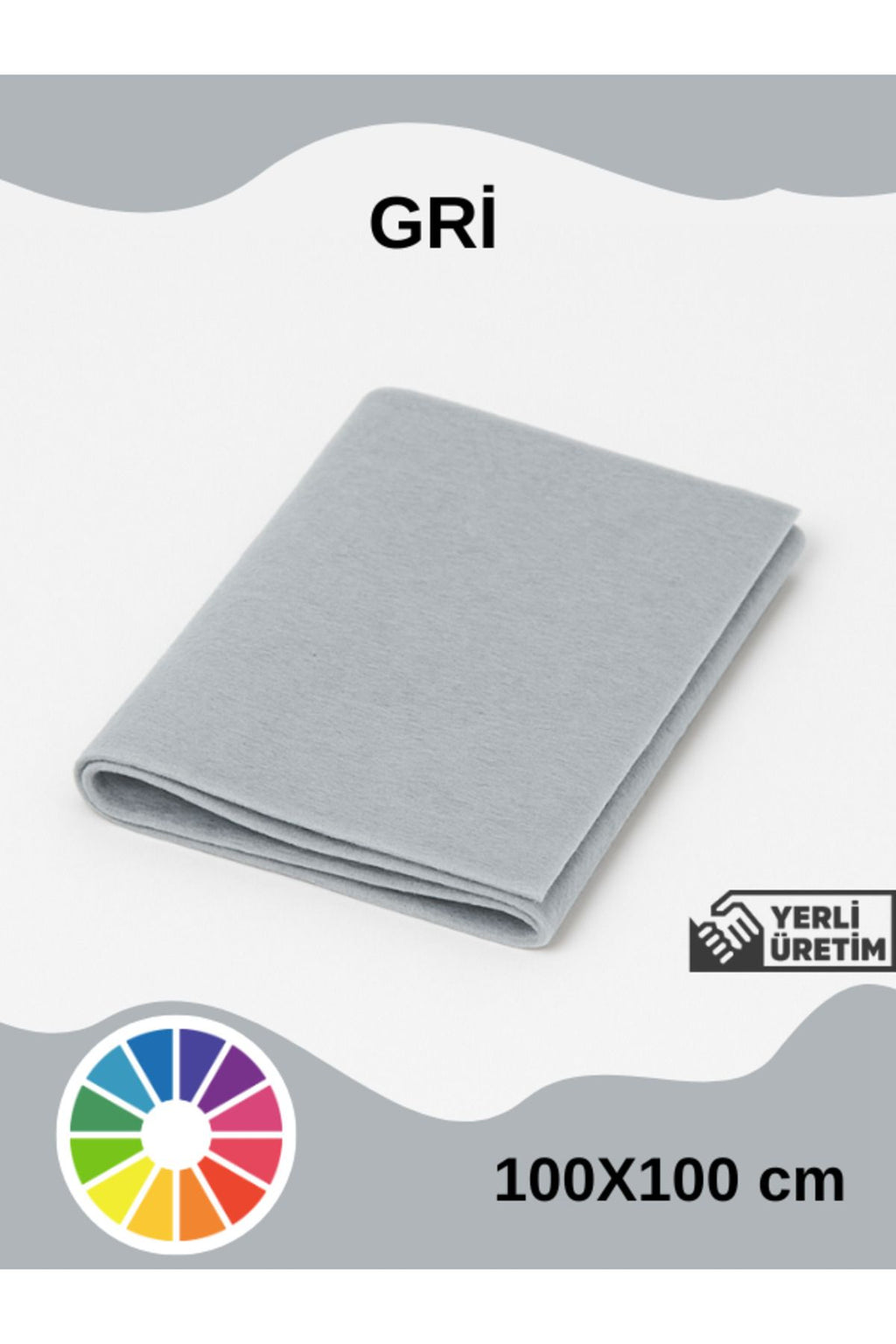 Anında Kapımda | Metrelik İnce Keçe Kumaş 1 mm – 100x100 cm Renkli El İşi, Hobi, Aktivite, Parti ve Dekoratif Keçe Kumaşı