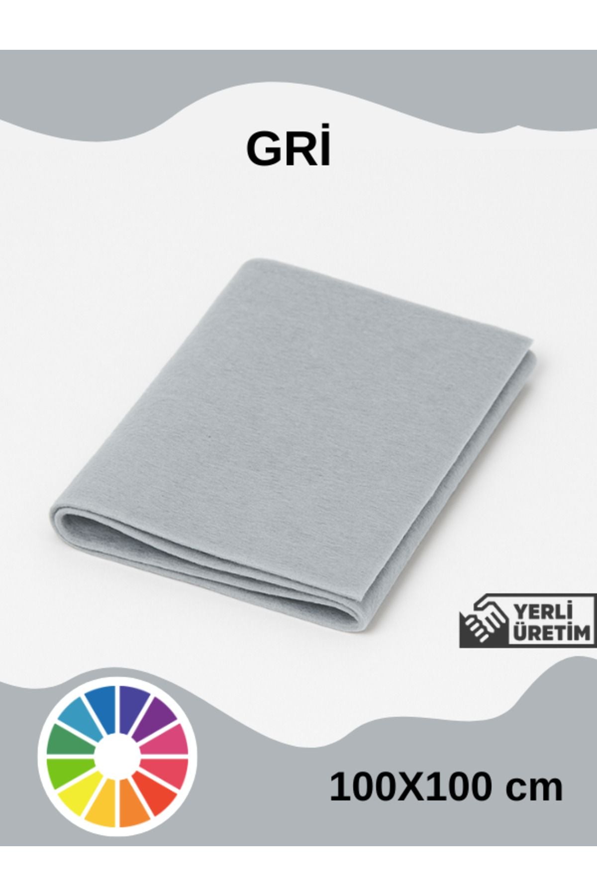 Anında Kapımda | Metrelik İnce Keçe Kumaş 1 mm – 100x100 cm Renkli El İşi, Hobi, Aktivite, Parti ve Dekoratif Keçe Kumaşı