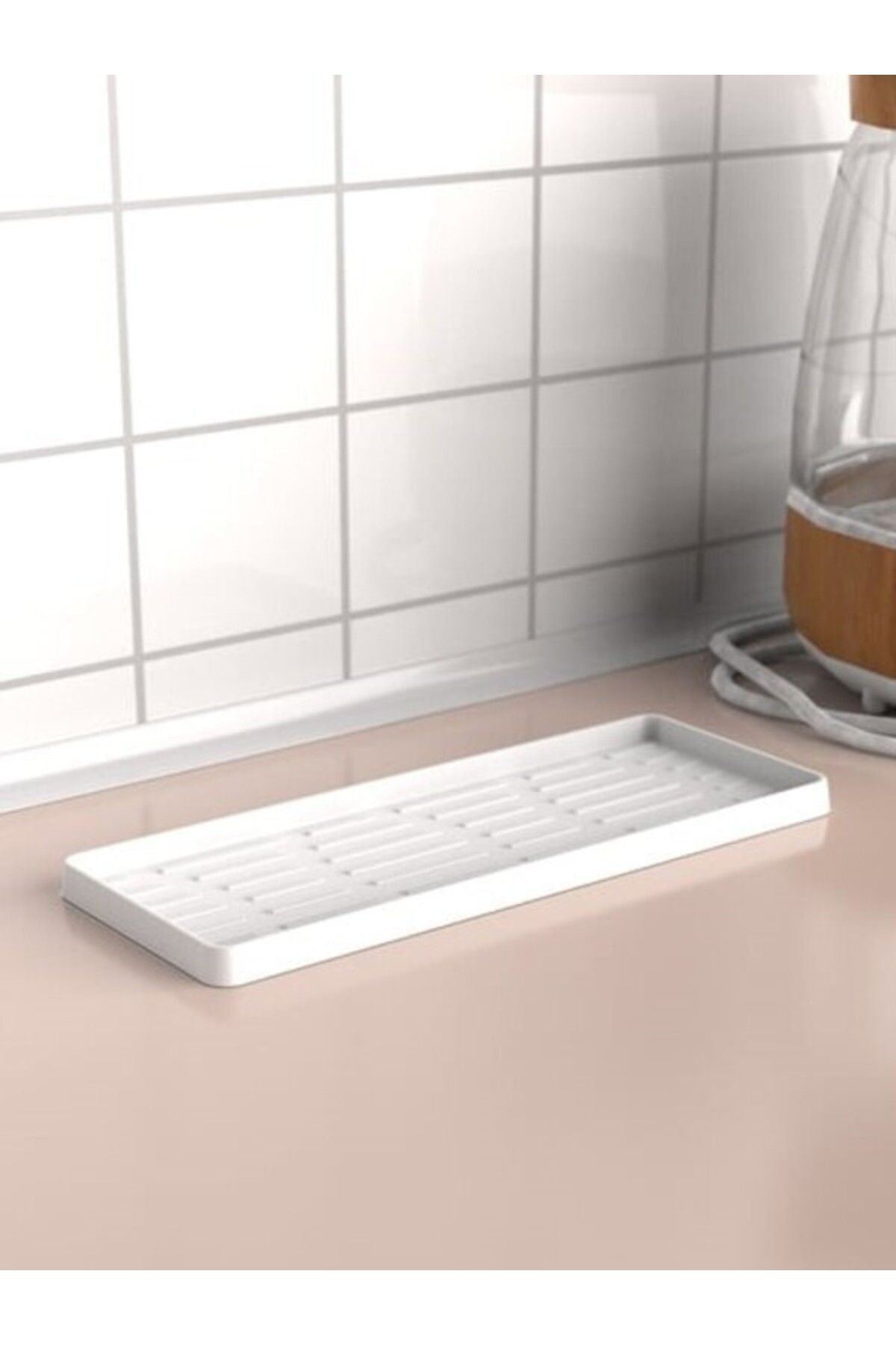 Anında Kapımda | Silikon Yağlık Standı Altlık Organizer Sunumluk Sabunluk Deterjanlık Altlığı