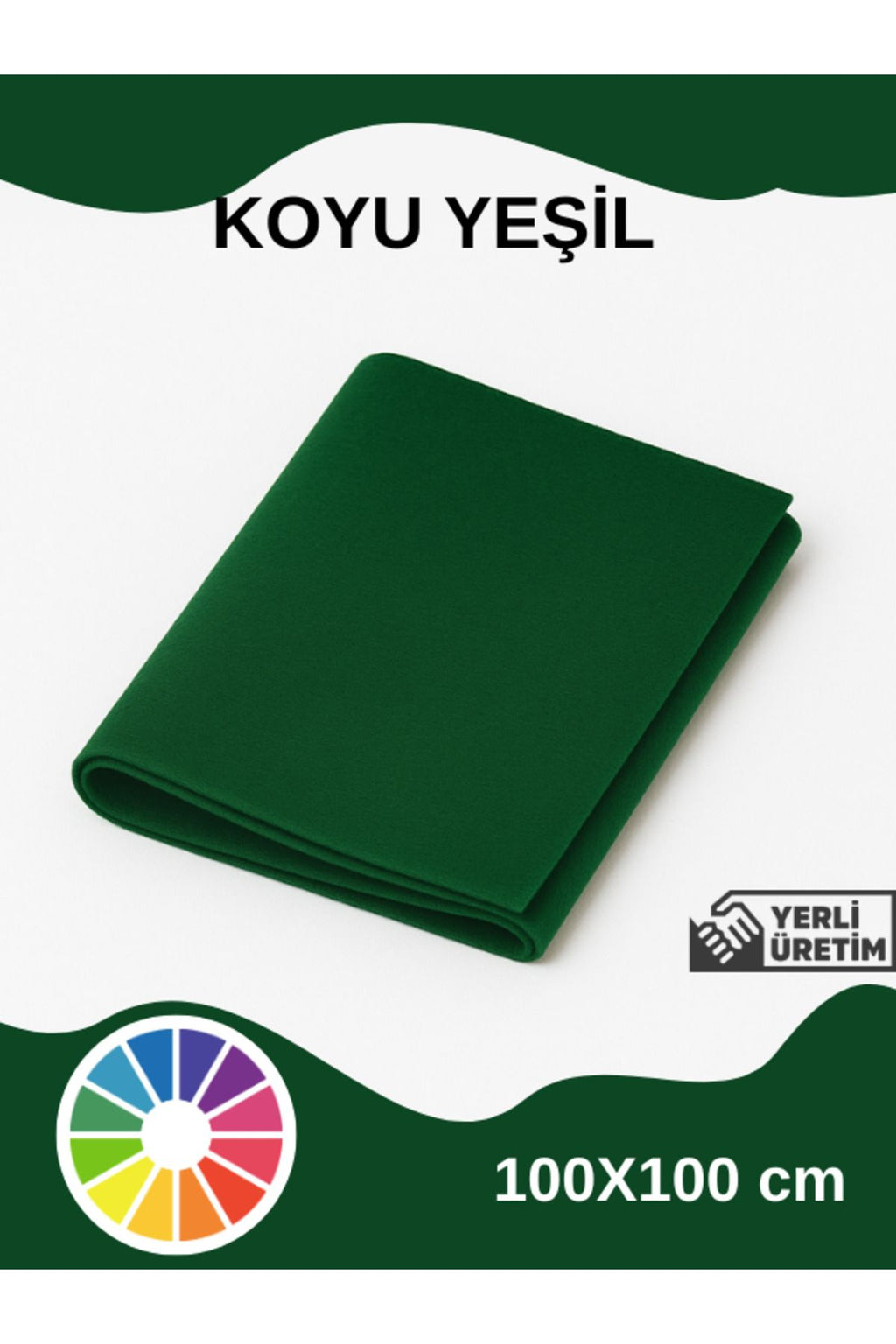 Anında Kapımda | Metrelik İnce Keçe Kumaş 1 mm – 100x100 cm Renkli El İşi, Hobi, Aktivite, Parti ve Dekoratif Keçe Kumaşı