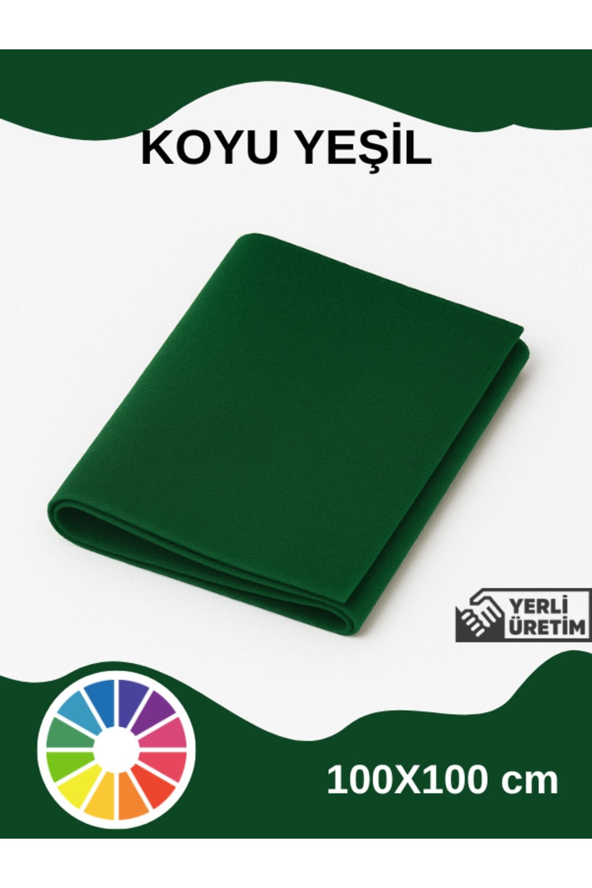 Anında Kapımda | Metrelik İnce Keçe Kumaş 1 mm – 100x100 cm Renkli El İşi, Hobi, Aktivite, Parti ve Dekoratif Keçe Kumaşı