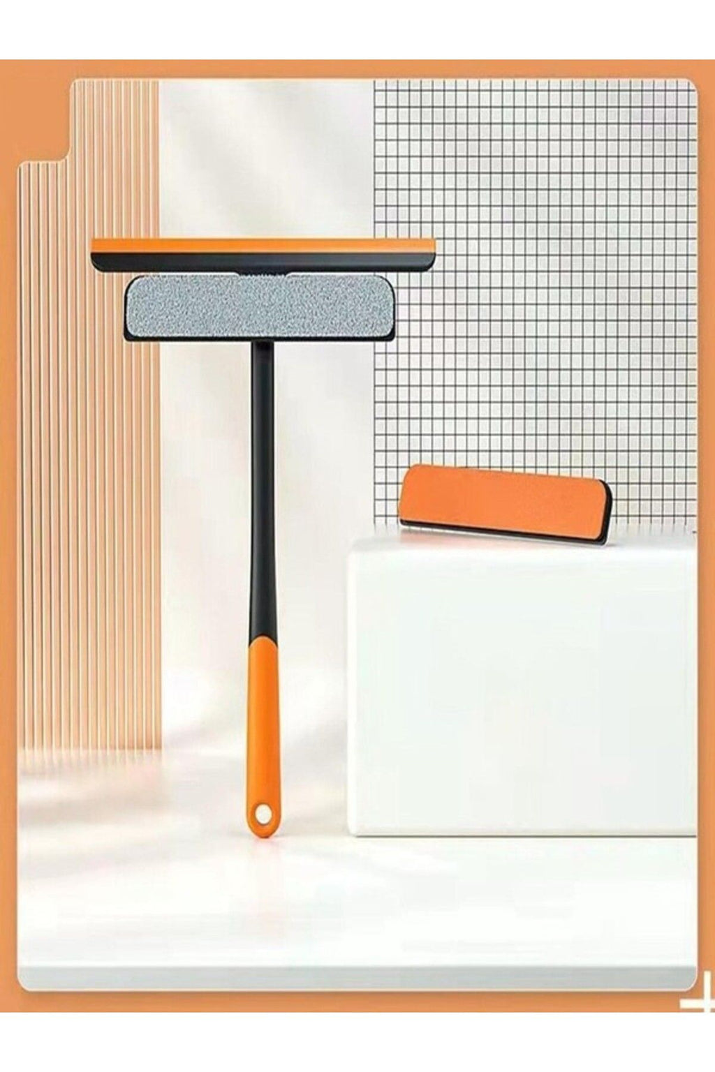 Anında Kapımda | 360 Derece Pencere Temizleyici 3’lü Set – Mop, Çekpas ve Pratik Cam Temizlik Aracı