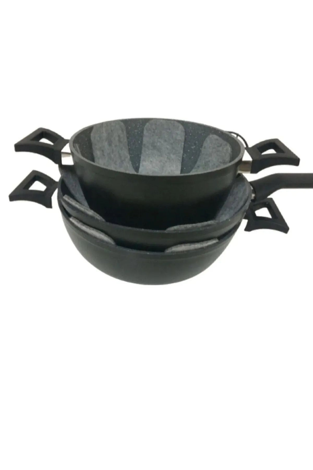 Anında Kapımda | 6’lı Tava, Tencere ve Borcam Koruyucu Çizdirmez Elyaf Keçe 30x30