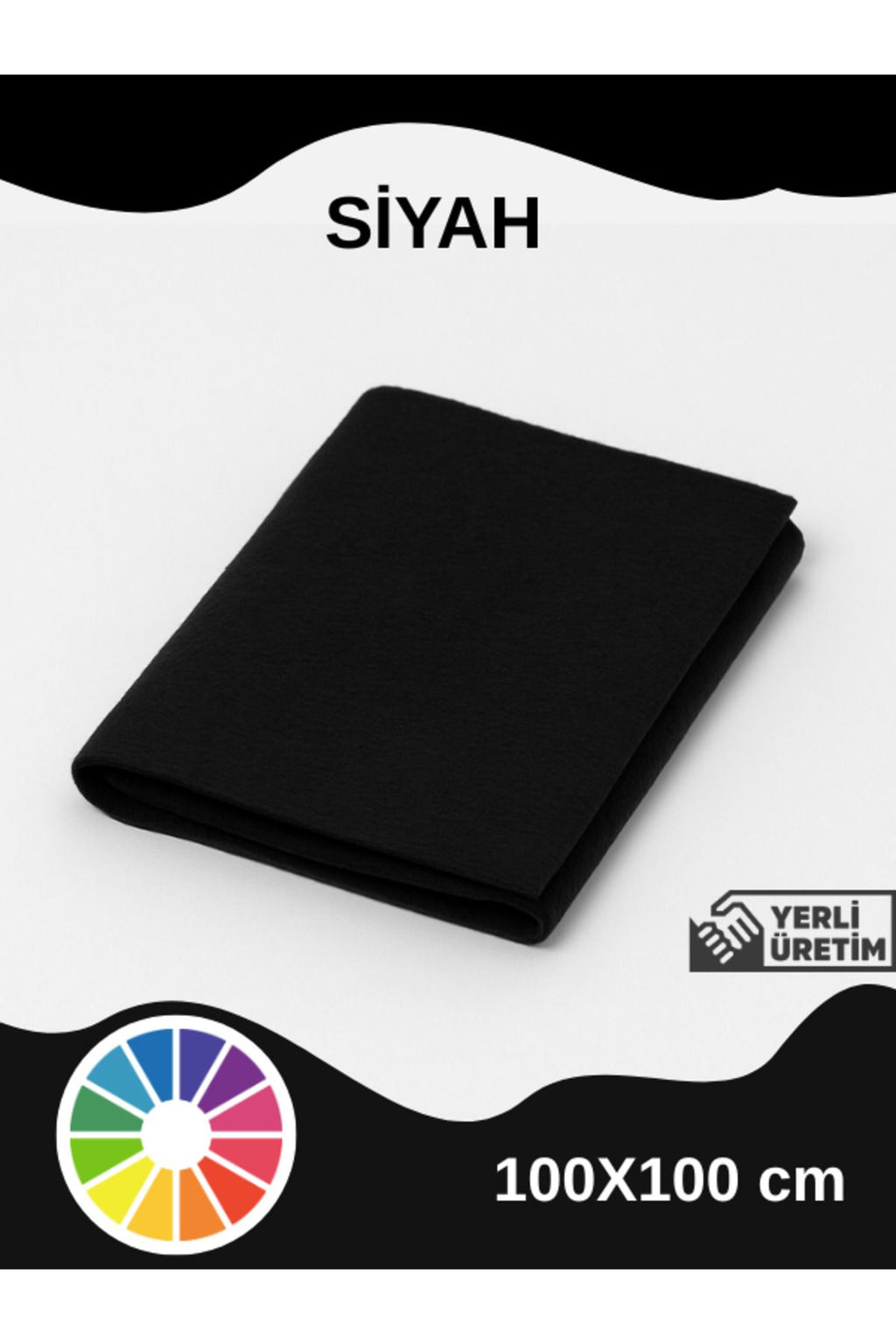 Anında Kapımda | Metrelik İnce Keçe Kumaş 1 mm – 100x100 cm Renkli El İşi, Hobi, Aktivite, Parti ve Dekoratif Keçe Kumaşı