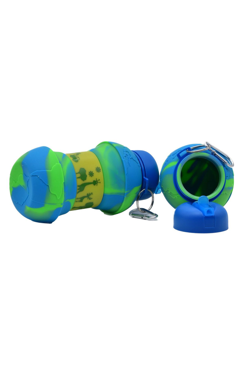 Anında Kapımda | Silikon Katlanabilir Sızdırmaz Pipetli Suluk – 550 ML Çocuk Okul ve Seyahat Matara