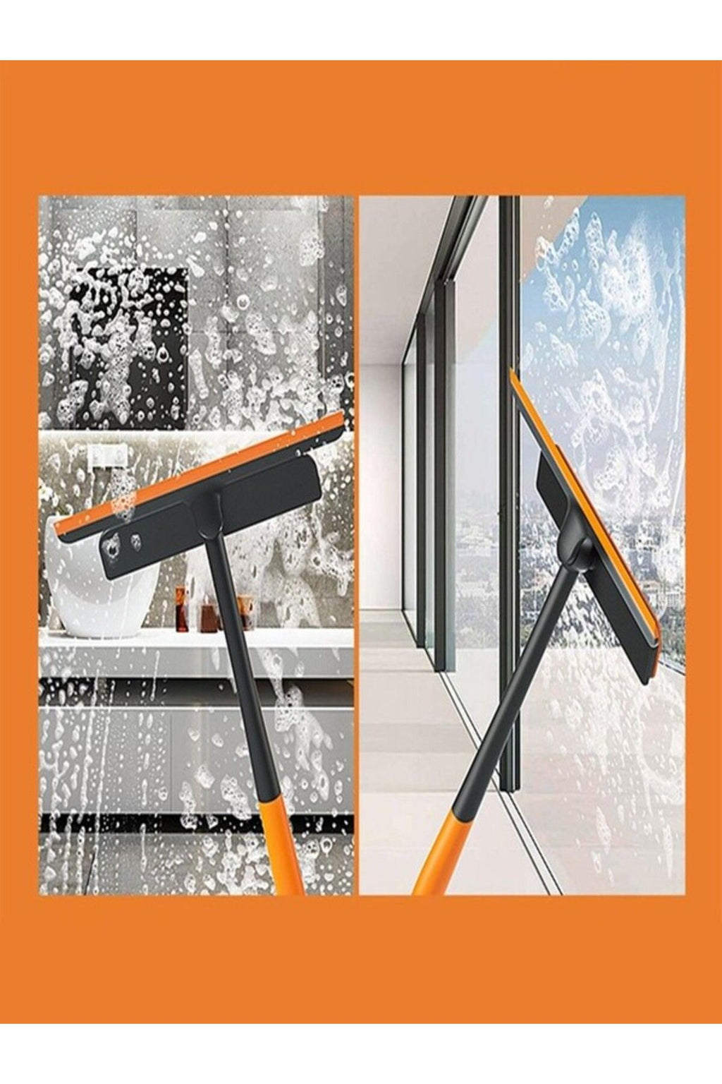 Anında Kapımda | 360 Derece Pencere Temizleyici 3’lü Set – Mop, Çekpas ve Pratik Cam Temizlik Aracı