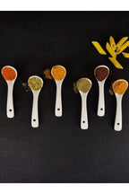 Anında Kapımda | 12’li Porselen Çay Kaşığı Seti – Beyaz Seramik Tatlı, Kahve ve Dondurma Kaşıkları