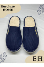 Anında Kapımda | Unisex Kadife Deri Detaylı EVA Taban Ev Terliği – Rahat, Hafif ve Şık Tasarım