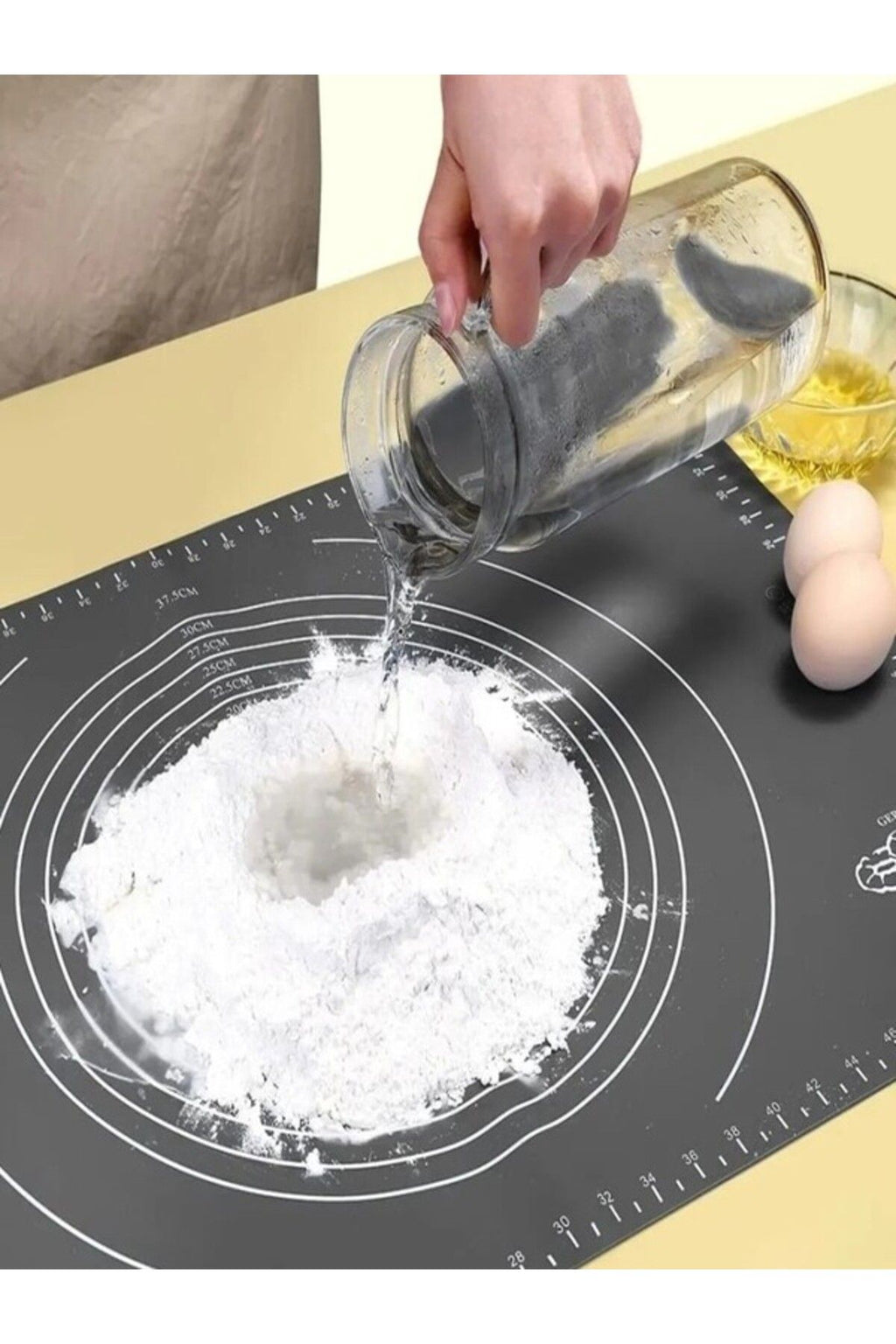 Anında Kapımda | Kaydırmaz Silikon Hamur Açma Matı – Büyük Boy Pratik ve Kullanışlı Hamur Örtüsü