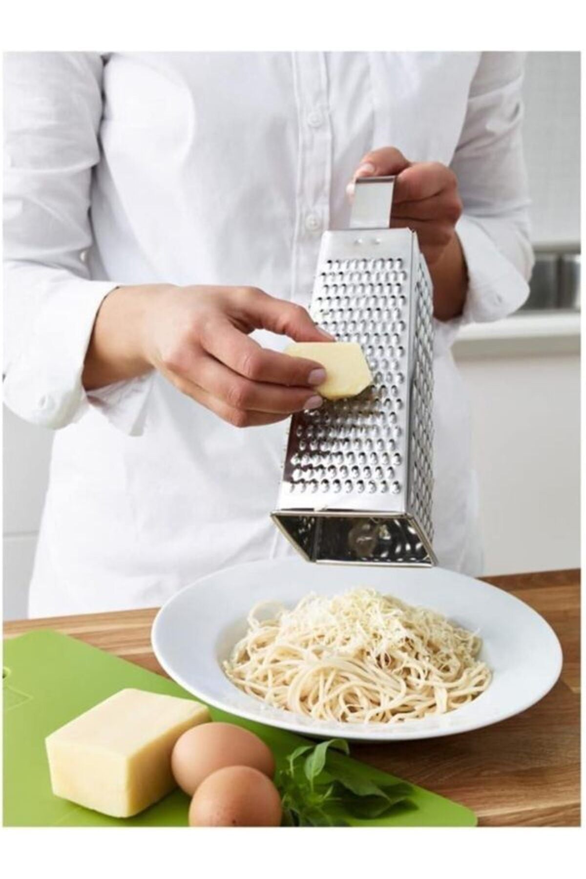 Anında Kapımda | Paslanmaz Çelik Rende – Dayanıklı ve Pratik Mutfak Rendesi 15x6 cm