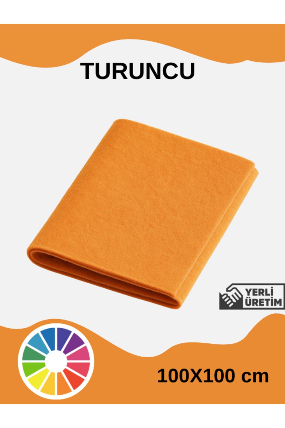 Anında Kapımda | Metrelik İnce Keçe Kumaş 1 mm – 100x100 cm Renkli El İşi, Hobi, Aktivite, Parti ve Dekoratif Keçe Kumaşı