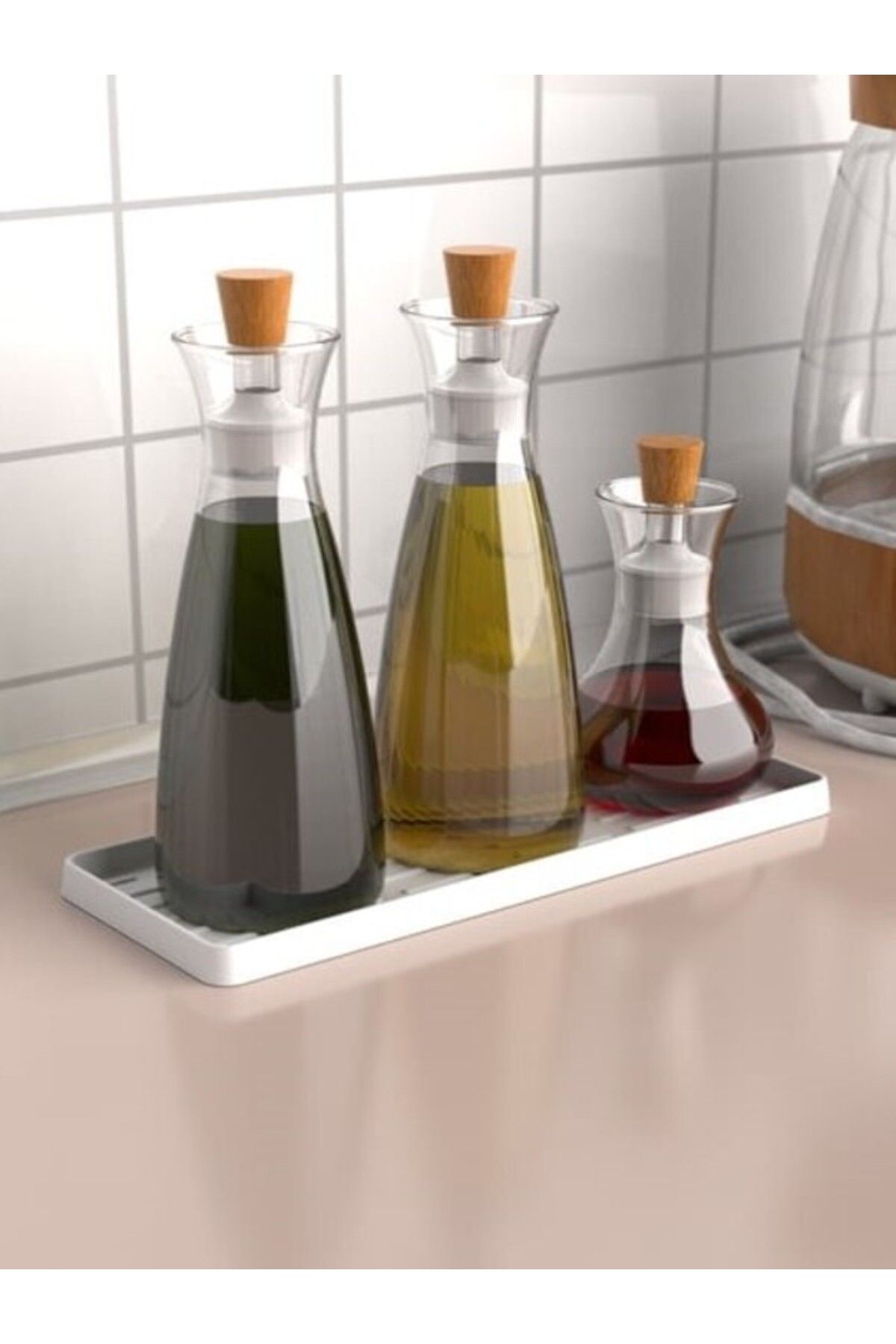 Anında Kapımda | Silikon Yağlık Standı Altlık Organizer Sunumluk Sabunluk Deterjanlık Altlığı