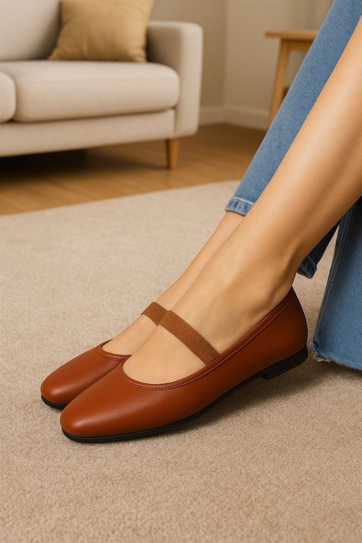 Anında Kapımda | Kadın Günlük Ortopedik Babet – İş ve Ofis için Rahat ve Şık Ayakkabı