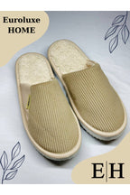 Anında Kapımda | Unisex Kadife Deri Detaylı EVA Taban Ev Terliği – Rahat, Hafif ve Şık Tasarım