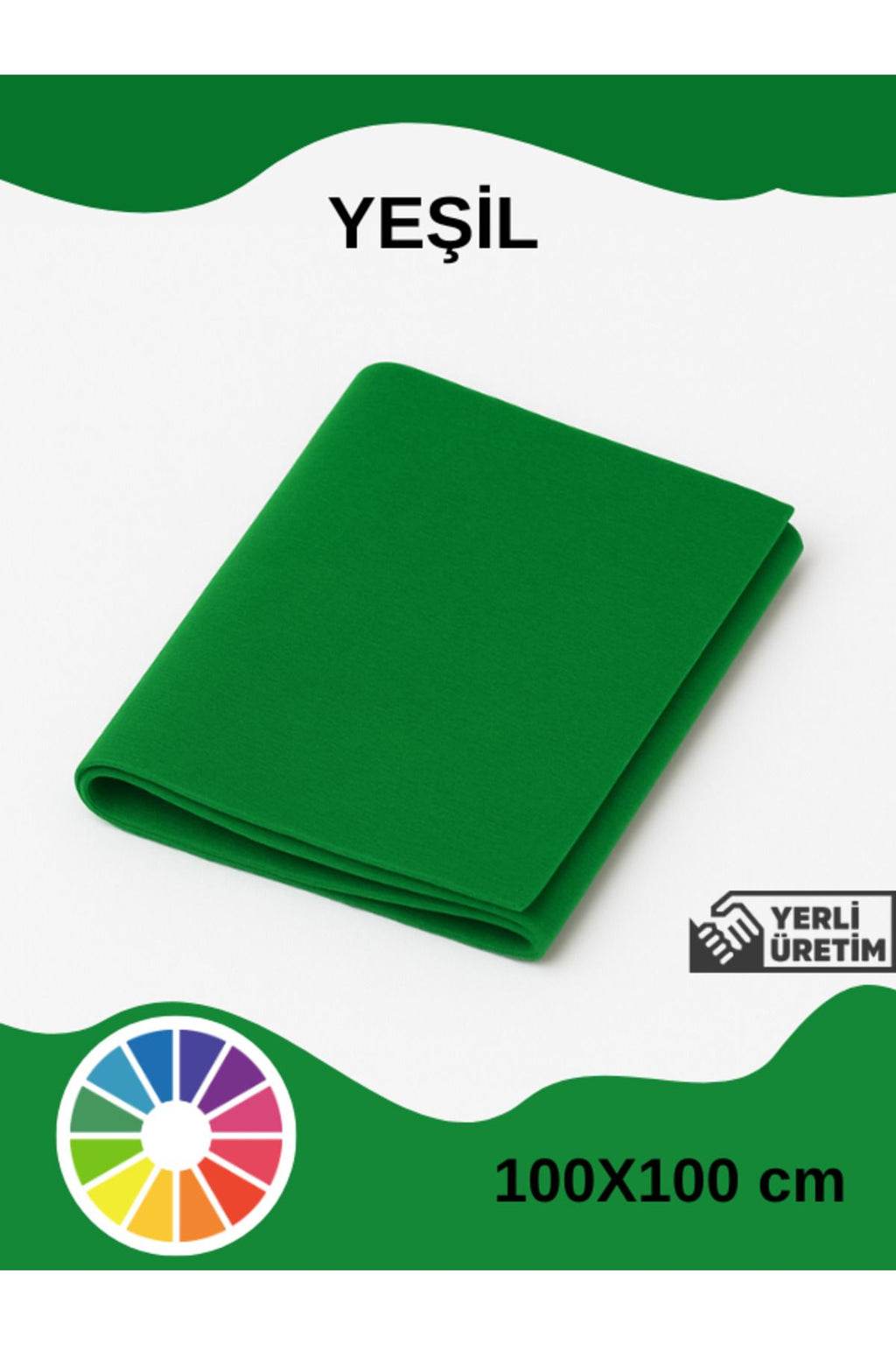 Anında Kapımda | Metrelik İnce Keçe Kumaş 1 mm – 100x100 cm Renkli El İşi, Hobi, Aktivite, Parti ve Dekoratif Keçe Kumaşı