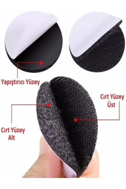 Anında Kapımda | 10’lu Halı Kilim Koltuk Örtüsü Kaydırmaz Sabitleyici Ped – Yıkanabilir ve Kendinden Yapışkanlı Cırt Set