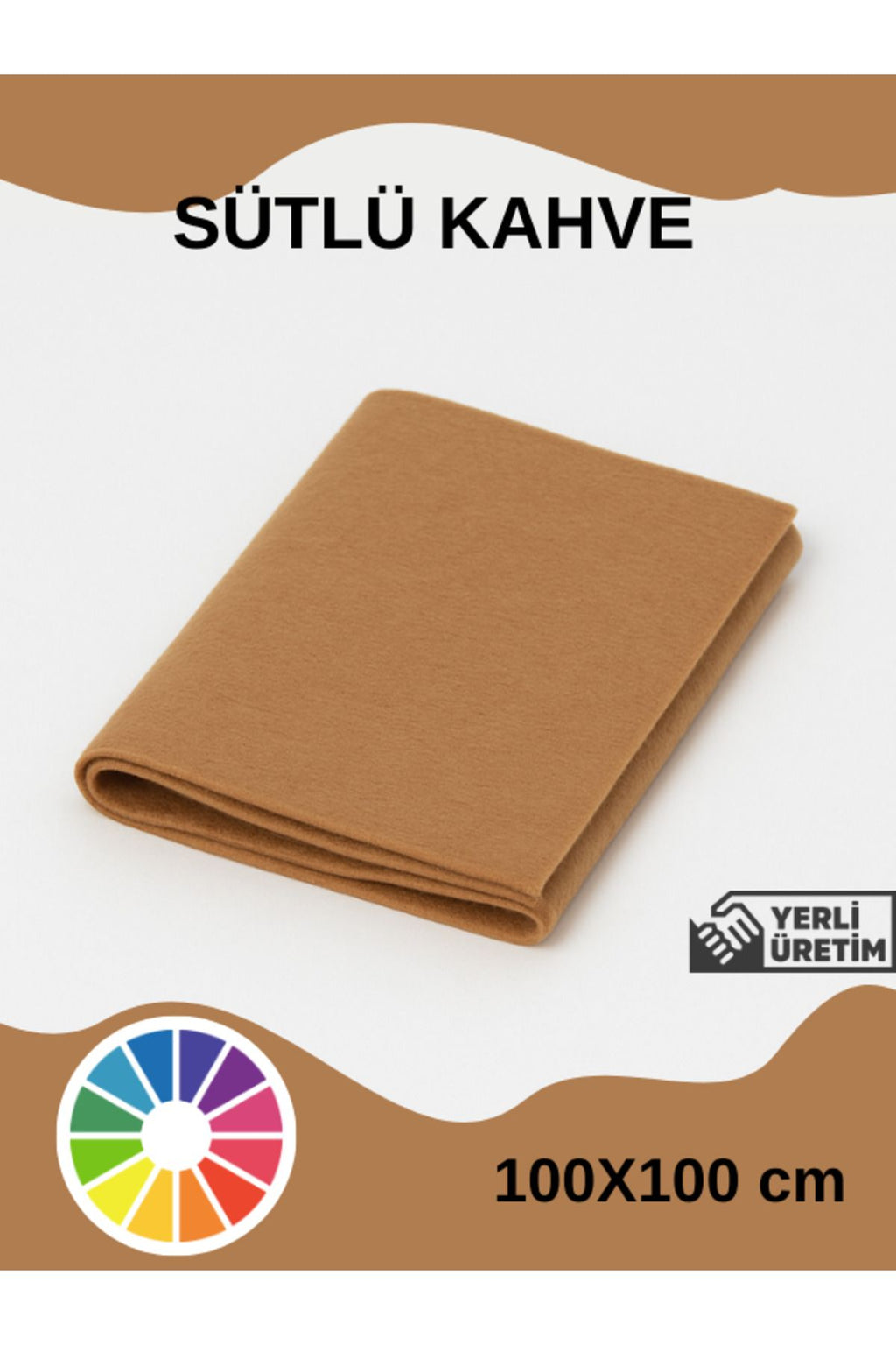 Anında Kapımda | Metrelik İnce Keçe Kumaş 1 mm – 100x100 cm Renkli El İşi, Hobi, Aktivite, Parti ve Dekoratif Keçe Kumaşı