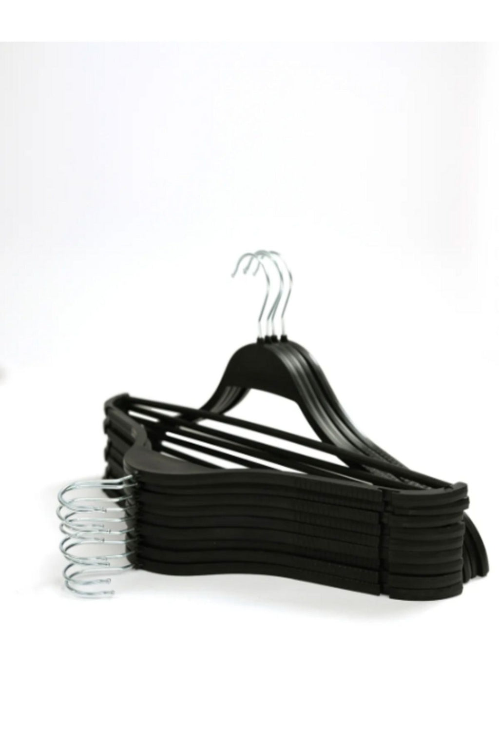 Anında Kapımda | 6 Adet Lüks Ahşap Görünümlü Plastik Elbise Askısı – Kıyafet Düzenleyici Askılık