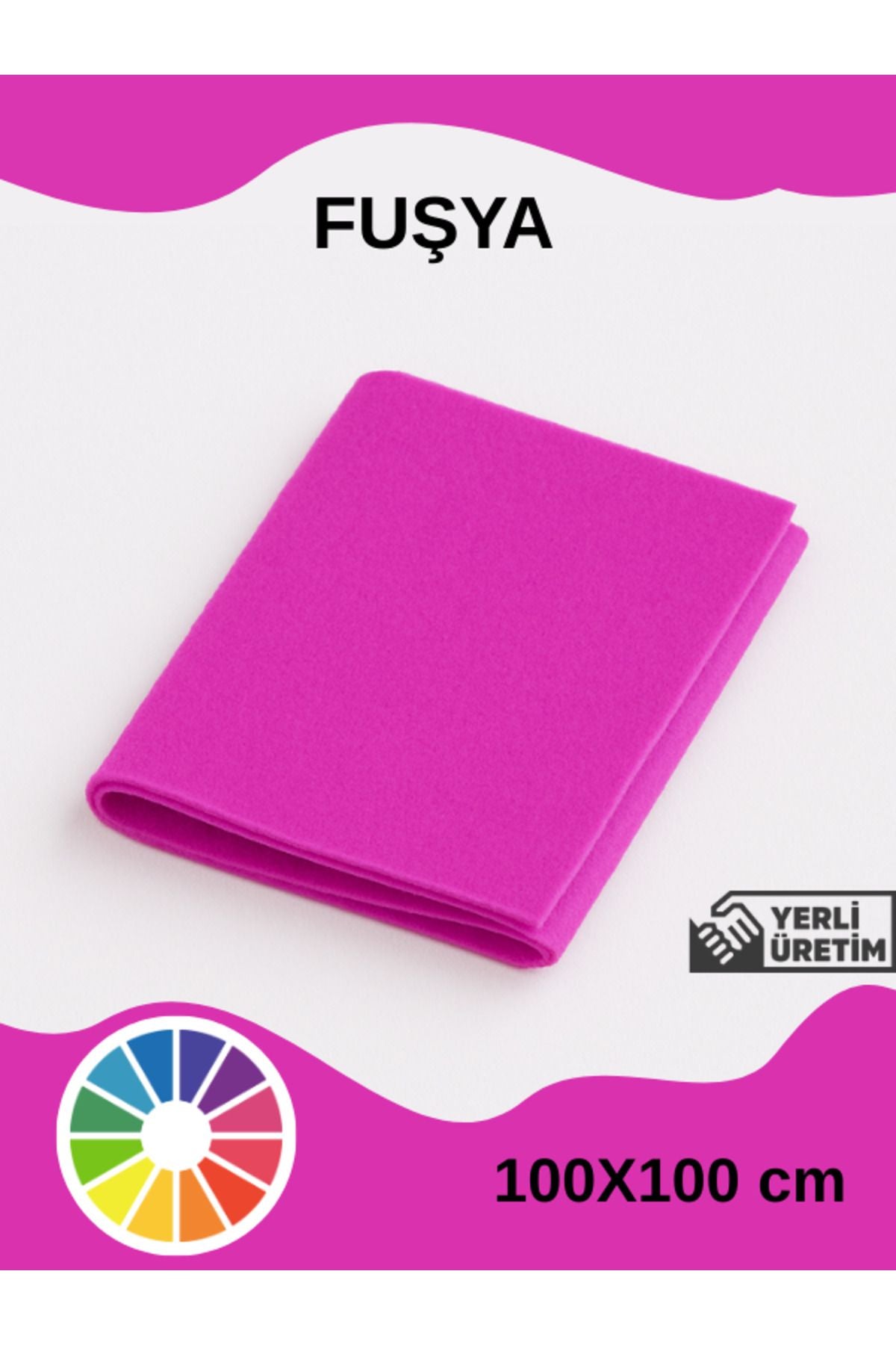 Anında Kapımda | Metrelik İnce Keçe Kumaş 1 mm – 100x100 cm Renkli El İşi, Hobi, Aktivite, Parti ve Dekoratif Keçe Kumaşı