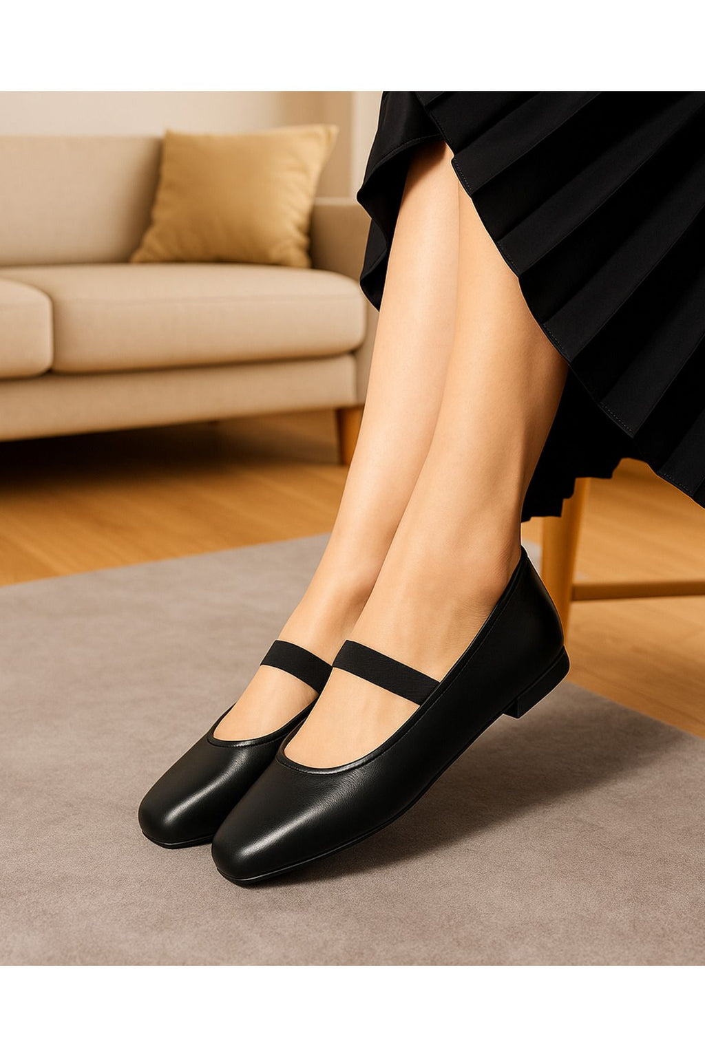 Anında Kapımda | Kadın Günlük Ortopedik Babet – İş ve Ofis için Rahat ve Şık Ayakkabı