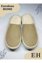 Anında Kapımda | Unisex Kadife Deri Detaylı EVA Taban Ev Terliği – Rahat, Hafif ve Şık Tasarım