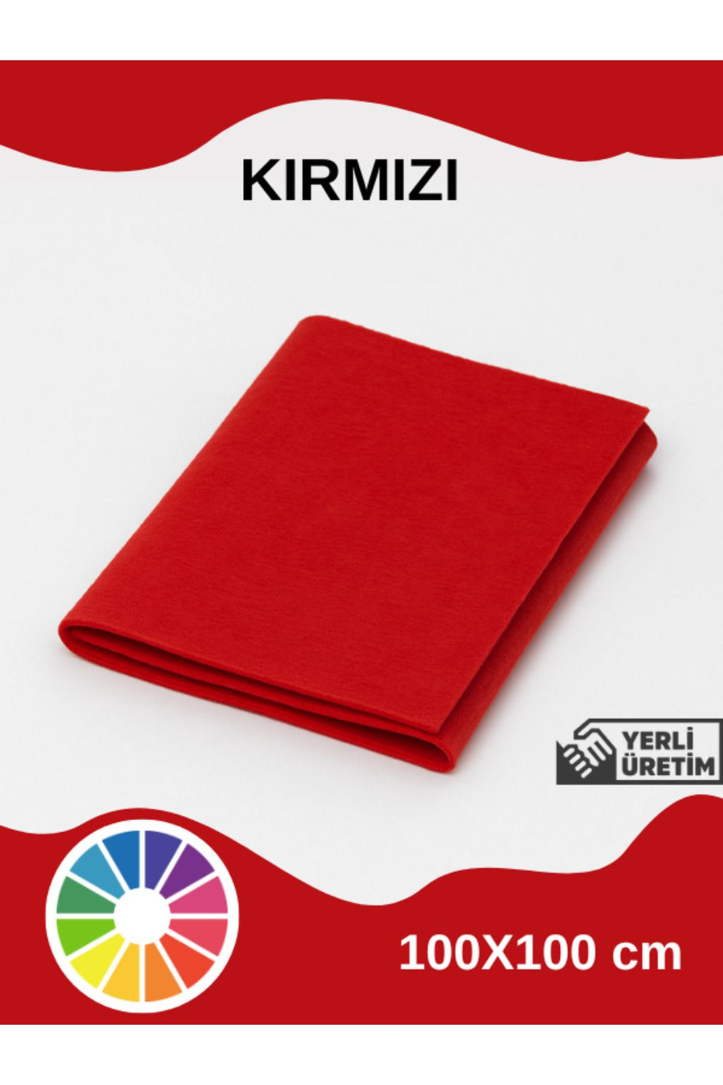 Anında Kapımda | Metrelik İnce Keçe Kumaş 1 mm – 100x100 cm Renkli El İşi, Hobi, Aktivite, Parti ve Dekoratif Keçe Kumaşı