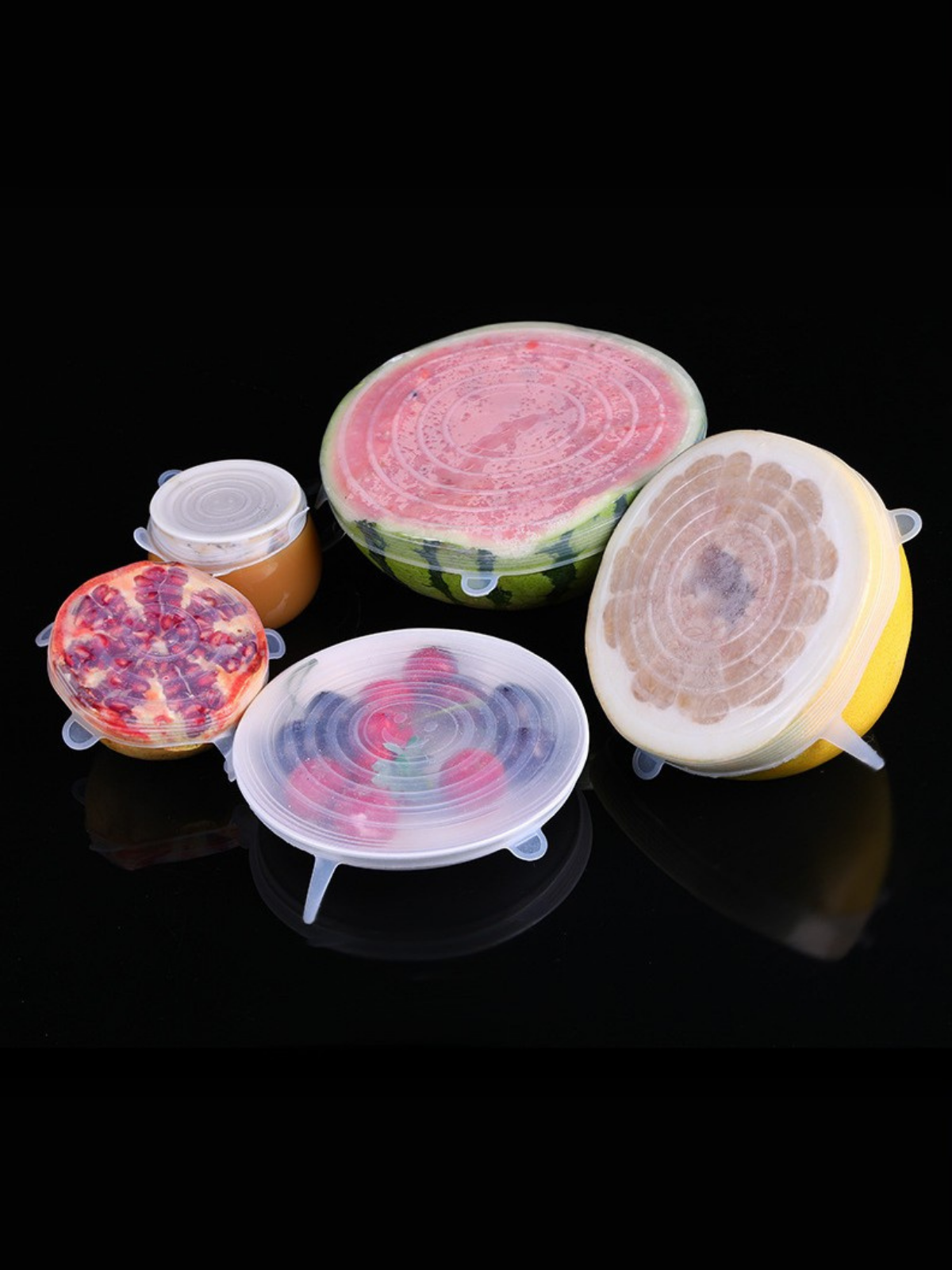 Anında Kapımda | 6’lı Tazeliği Koruyan Silikon Kapak Tabak Tencere Kapak Bonesi