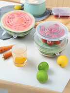 Anında Kapımda | 6’lı Tazeliği Koruyan Silikon Kapak Tabak Tencere Kapak Bonesi