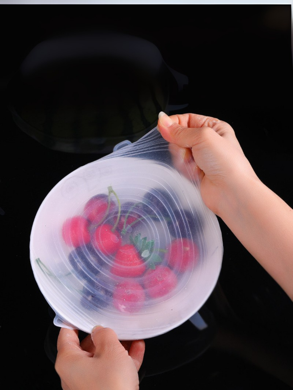 Anında Kapımda | 6’lı Tazeliği Koruyan Silikon Kapak Tabak Tencere Kapak Bonesi