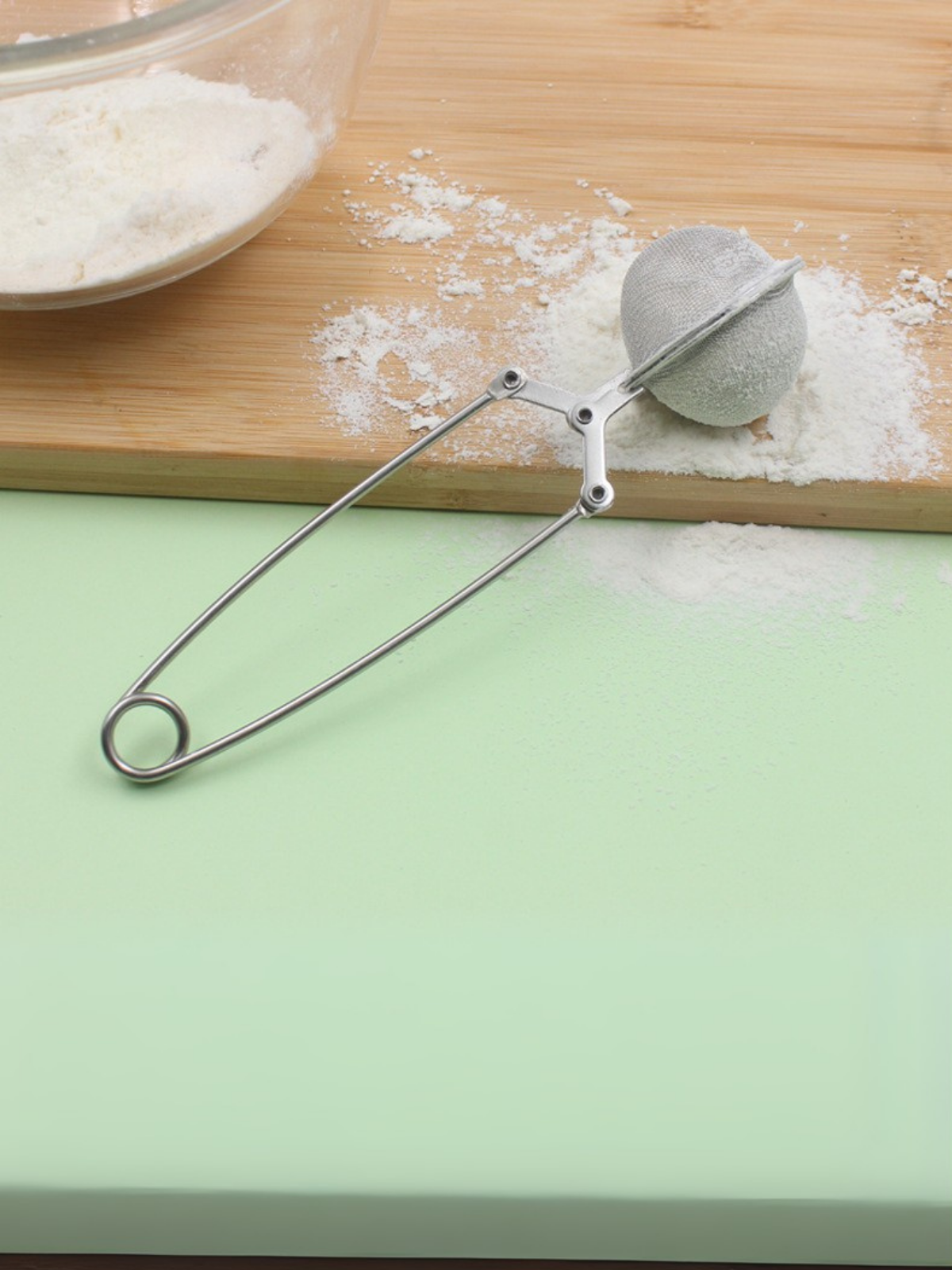 Anında Kapımda | Pratik Paslanmaz Çelik Un Kakao Pudra Şekeri Eleği ve Bitki Çayı Demleme Süzgeci