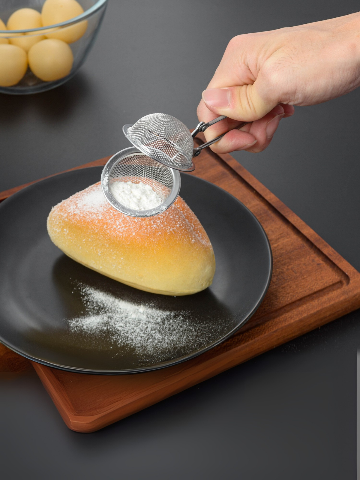 Anında Kapımda | Pratik Paslanmaz Çelik Un Kakao Pudra Şekeri Eleği ve Bitki Çayı Demleme Süzgeci