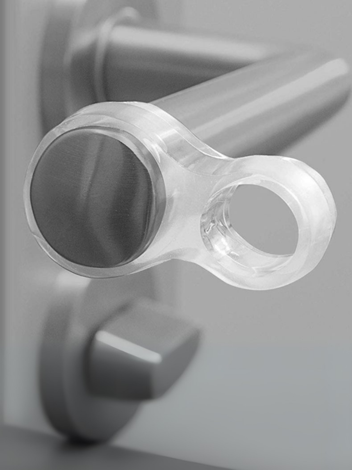 Anında Kapımda | 5’li Şeffaf Silikon Kapı Durdurucu Tutucu Pencere Kolu Stoperi Kapı Kolu Tamponu