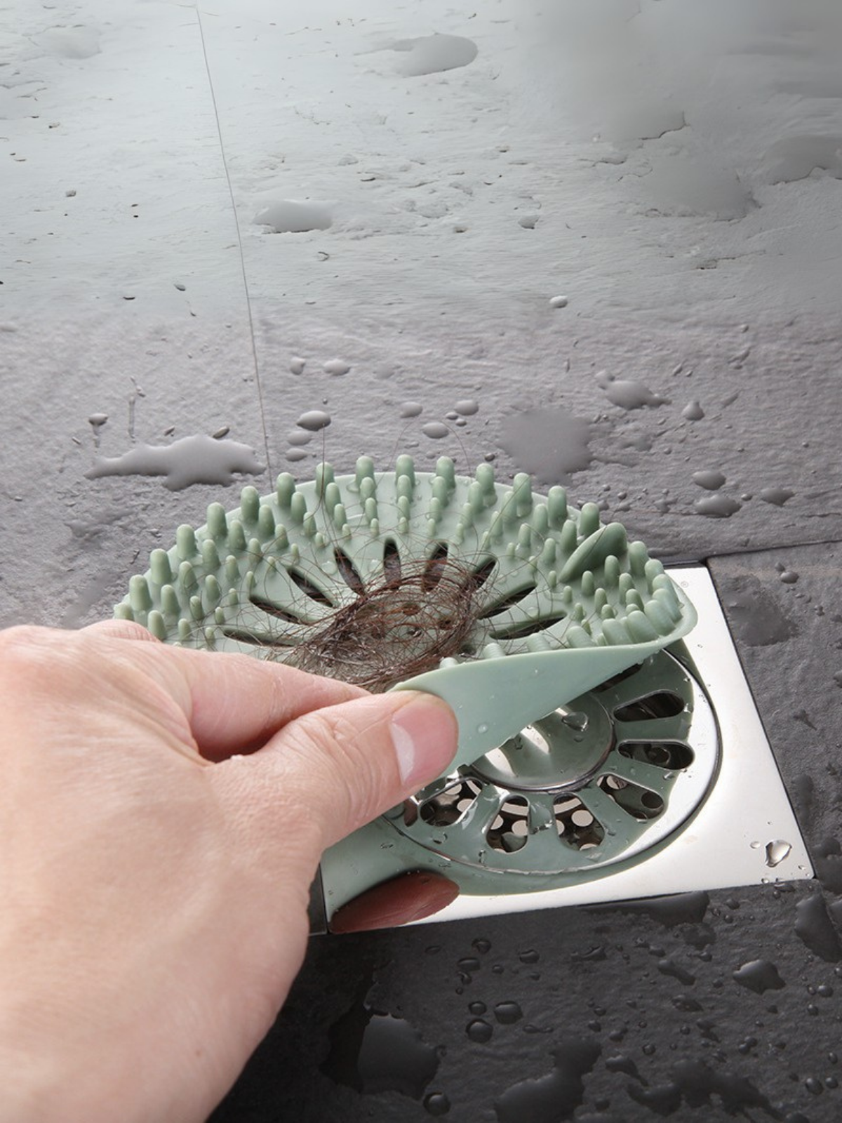 Anında Kapımda | Silikon Banyo ve Mutfak Gider Kapatıcı Çöp Tutucu Lavabo Süzgeci