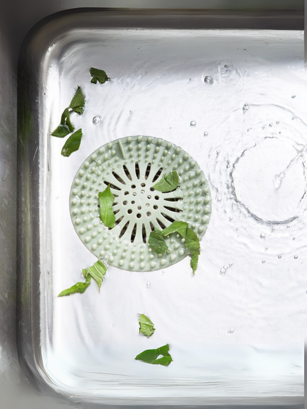 Anında Kapımda | Silikon Banyo ve Mutfak Gider Kapatıcı Çöp Tutucu Lavabo Süzgeci