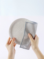 Anında Kapımda | 10’lu Highqual Inox Çok Amaçlı Tel Çizmez Bulaşık Bezi Dayanıklı Temizlik Bezi 20x20